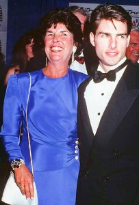 American actor Tom Cruise with his mother Mary Lee, circa 1991.